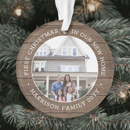 2 Foto 1. Weihnachtsbaum Braun Imitate Holz Ornament