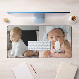 2 Foto Collage Custom Gift Schreibtischunterlage