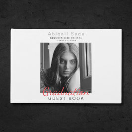 2 Foto Einfach Moderner Minimalistischer Abschluss Gästebuch