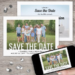 2 Foto Family Wiedersehen Party Ansammlung GRILLEN Save The Date<br><div class="desc">Laden Sie Familienmitglieder ein, mit dieser eleganten, modernen 2-Foto-Einladung für ein Wiedersehen-Picknick, Grillen oder Party Save the Date. Bilder und Text sind einfach zu verändern. (IMAGE PLACEMENT TIP: Eine einfache Möglichkeit, ein Foto genau so zu zentrieren, wie Sie es gewollt haben, ist es, es einzuschneiden, bevor Sie es auf die...</div>