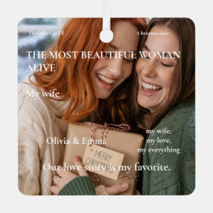 2 Foto Frauen leben am meisten Ornament Aus Metall