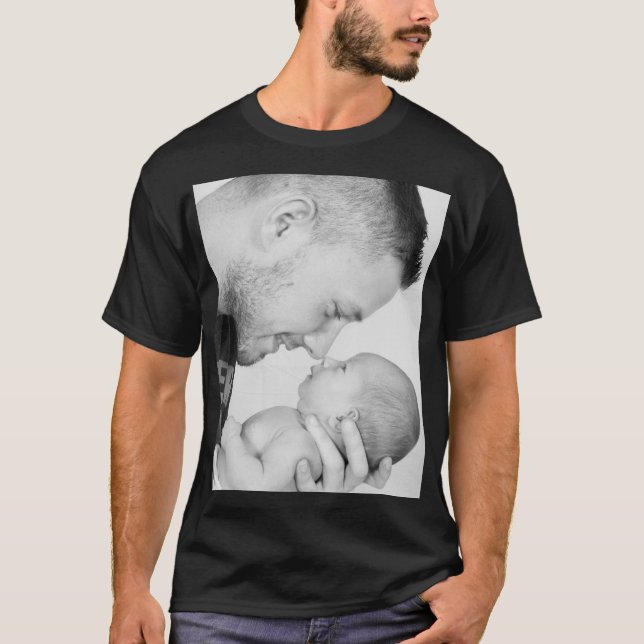 2 Foto individuell bedruckt, beidseitig  T-Shirt (Vorderseite)