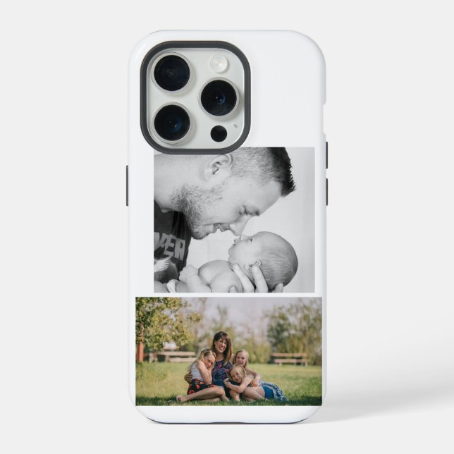 2 Foto individuell  iPhone 15 Pro Hülle (Rückseite)