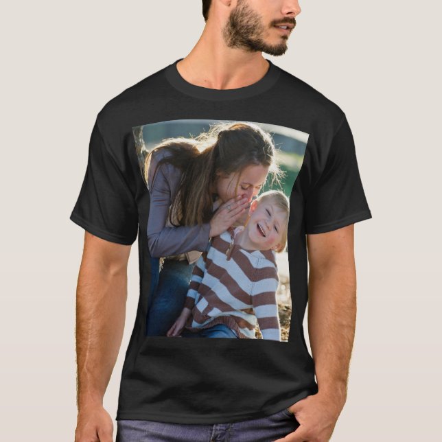2 Foto individuell  T-Shirt (Vorderseite)