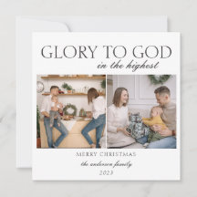 2 Foto Luke 2:14 Glory Bible Verse Weihnachten