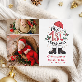 2 Foto Niedlich Santa Baby 1. Weihnachten