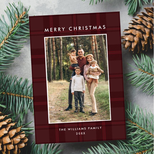 2 Foto Retro Weihnachten Karierte Gruß (Von Creator hochgeladen)