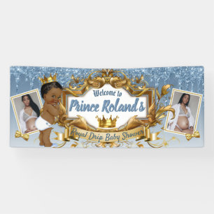  2 Foto   Royal African Prince   Blue Glitzer Trop Banner