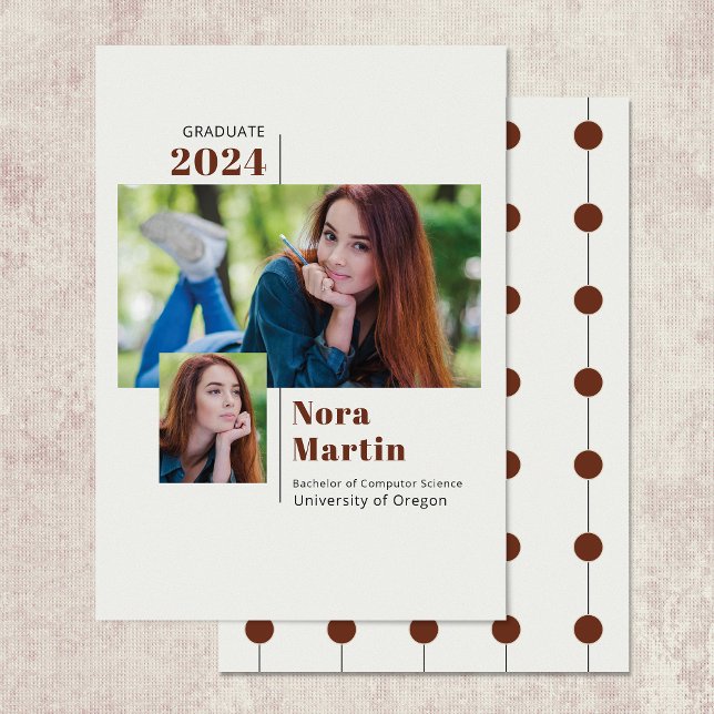 2 Foto Uni-Abschluss Auburn Creme Ankündigung (Von Creator hochgeladen)