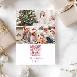 2 Foto Vintage Rosa Nussknacker Weihnachten