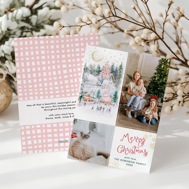 2 Foto Whimsical Winter Village Frohe Weihnachten (Von Creator hochgeladen)