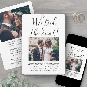 2 Foto Wir tippten nur die KNOT-Hochzeitsempfehlun Einladung