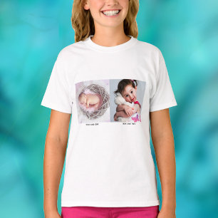 2 Fotos: Bestie, Mama & Vater, Babyfotos oder Haus T-Shirt