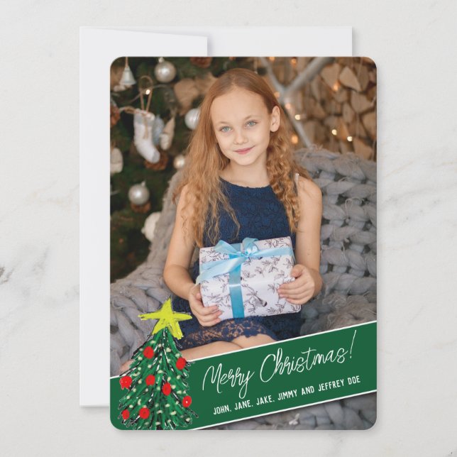 2 Fotos Frohe Weihnachten (Vorderseite)