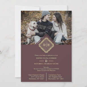 2 Fotos Hochzeitstipps Ornamentik Spitzenklasse Einladung