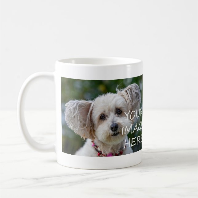 2 Fotos machen Ihr eigenes neues Tier Katze Hund F Kaffeetasse (Links)