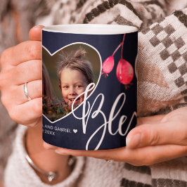2 FOTOS Rosa Heilige Berry | Weihnachten der Marin Kaffeetasse