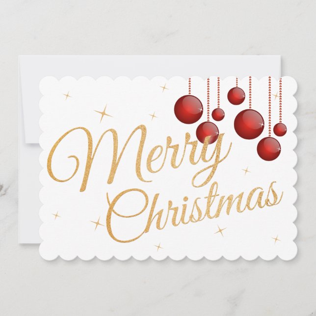 2 Fotos Weihnachtsfeierliche Grußkarte (Vorderseite)