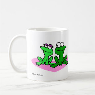 2 Frösche Liebe Pad Tasse