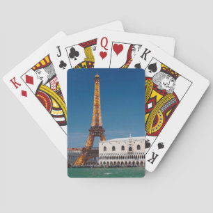 2 für 1 Venedig und Paris - Gemischte Welt Spielkarten