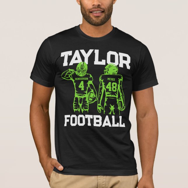 2 Fußballspieler T-Shirt (Vorderseite)