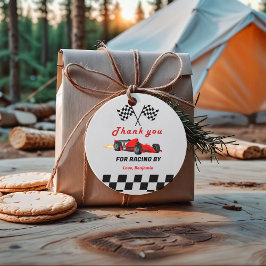 2. Geburtstag: Aufwachsen von zwei schnellen Rennw Geschenkanhänger