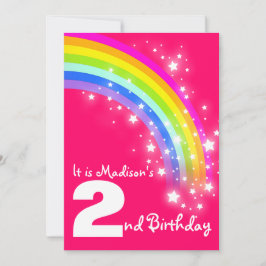 2. Geburtstag des Kinderlila Regenbogens laden ein Einladung