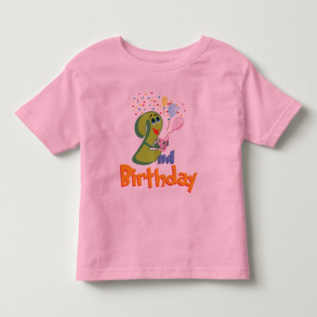 2. Geburtstag Kleinkind T-shirt (Vorderseite)