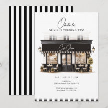 2. Geburtstag Oh Là Là Schwarz & Weiß Paris Café