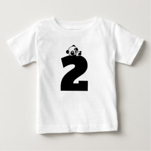 2. Geburtstag Panda Bären T - Shirt