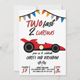 2. Geburtstag Party kundenspezifisch Einladung