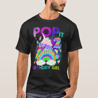 2. Geburtstag Unicorn Fidget Pop Es Geburtstag Mäd T-Shirt