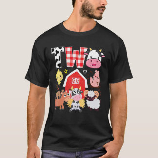 2. Geburtstag Zwei Jahre altes Thema Tiere Geburt T-Shirt