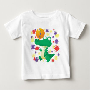 2. Geburtstags-Alligator Baby T-shirt