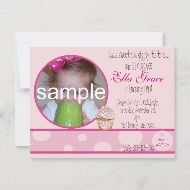 2. Geburtstags-Einladung Einladung (Vorderseite)