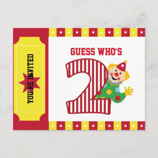 2. Geburtstags-wellenartig bewegende Einladung