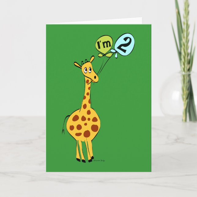 2. Geburtstagskarte Karte (Vorderseite)