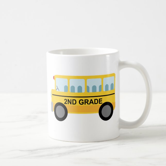 2. Geschenk des Grad-(Schulbus) Kaffeetasse (Rechts)