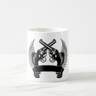 2 GEWEHRE UP KUNDENGERECHTES KAFFEETASSE