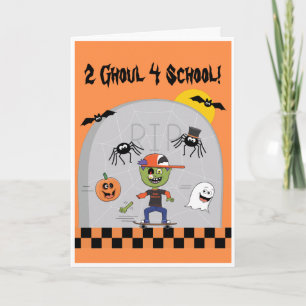 2 Ghoul 4 School Boy Card Karte