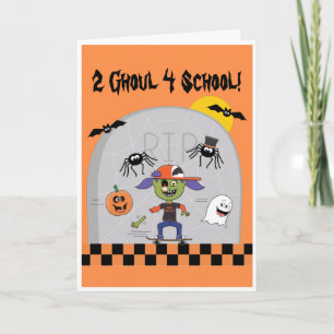 2 Ghoul 4 School Girl Card Karte