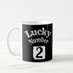 2 - Glück Nummer 2 Glück Kaffeetasse