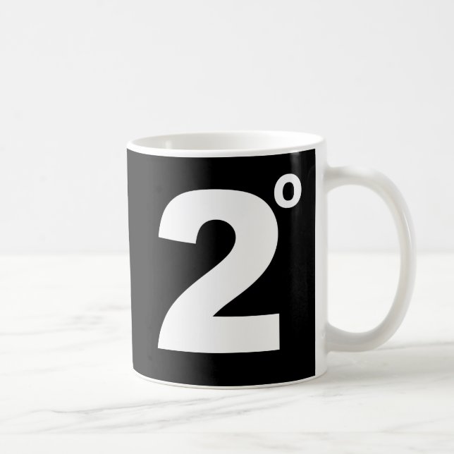 2 Grade an Klimaänderungs-Tasse Kaffeetasse (Rechts)