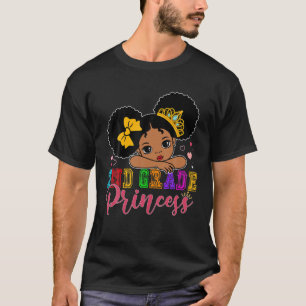 2. Grade Princess Kleinkind Black Girl 1. T-Shirt