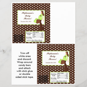 2 Hershey's Large Bar Wrapper G Mod Mama Polka D Flyer