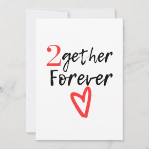 2. Hochzeitstag Karte