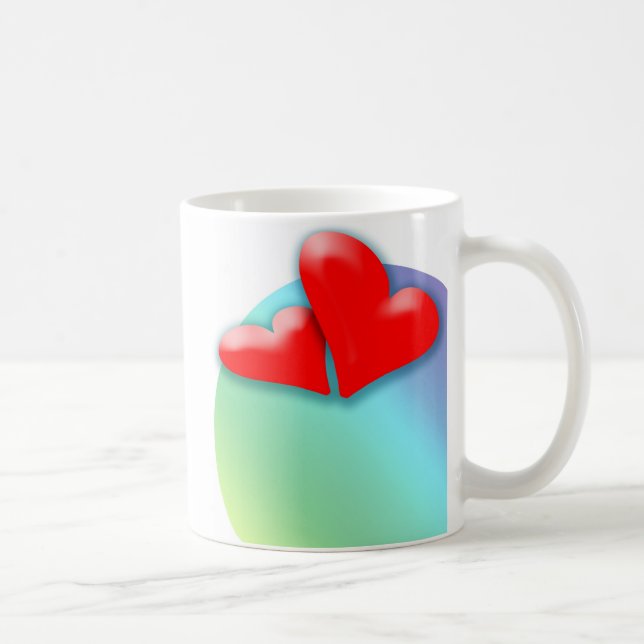 2 Hörtanzen für die Tasse des Valentinstag (Rechts)