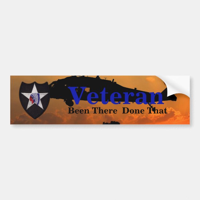 2. Identifikations-Infanterieveteranentierärzte Autoaufkleber (Vorne)