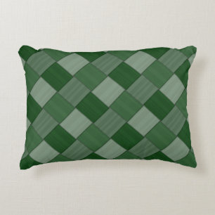 2 in 1 deckten diagonales gesponnenes Muster Zierkissen