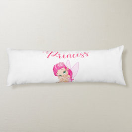 2 in 1 rosa Princess Fairy Body Kissen
